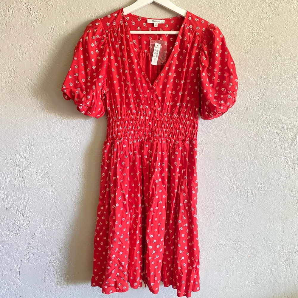Madewell Sophia Mini Dress in Bandana Flower
